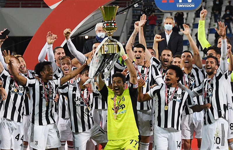 Juventus là đội bóng vô địch Cúp Quốc Gia Ý nhiều nhất